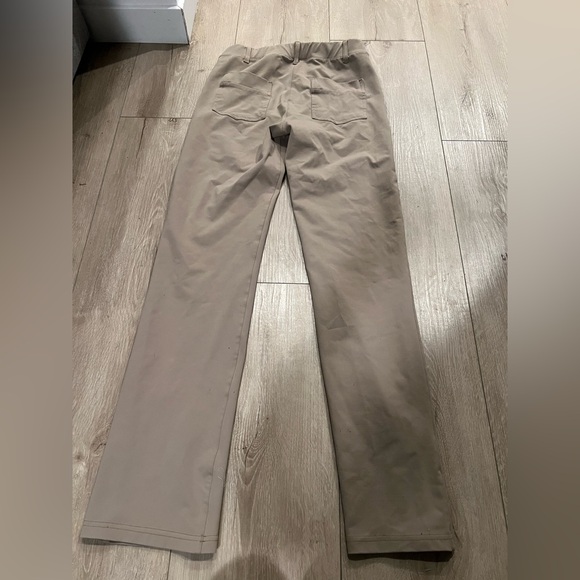 Women’s Yogipace Yoga Tan Khaki Chino Bootcut Flare Pants - Picture 4 of 6